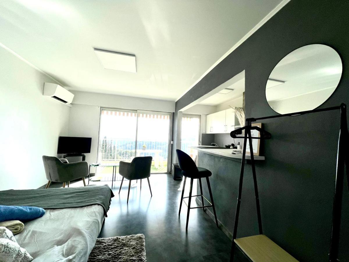Le Best View, Climatise Vue Mer Panoramique, Parking Gratuit, Wifi Ментона Экстерьер фото